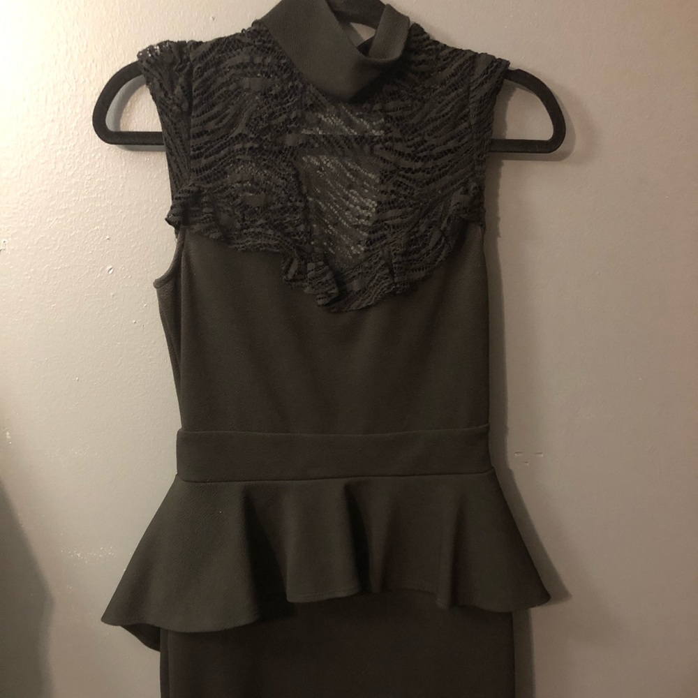Black short dress